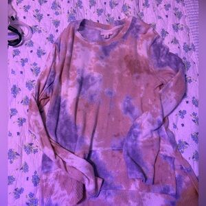 Tie-Dye Long Sleeve Sweater